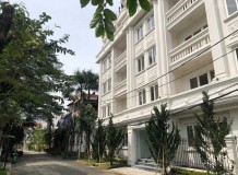 Bán tòa nhà căn hộ Dịch vụ góc hai mặt tiền 215 Nguyễn Văn Hưởng Thảo Điền